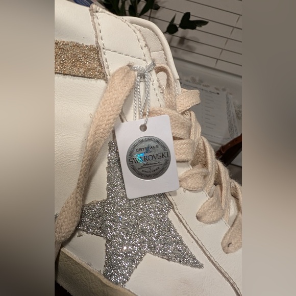 Golden Goose Mid Star Classic w/ Swarovski Crystals - Picture 8 of 10